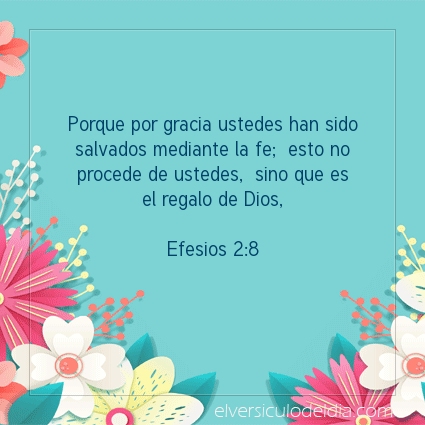 Imagen El versiculo del dia Efesios 2:8