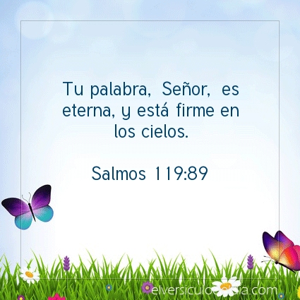 Imagen El versiculo del dia Salmos 119:89