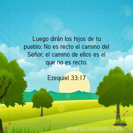 Imagen El versiculo del dia Ezequiel 33:17