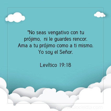 Imagen El versiculo del dia Levítico 19:18