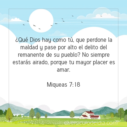 Imagen El versiculo del dia Miqueas 7:18