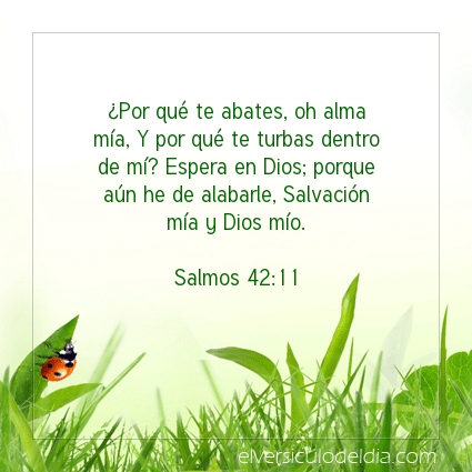 Imagen El versiculo del dia Salmos 42:11