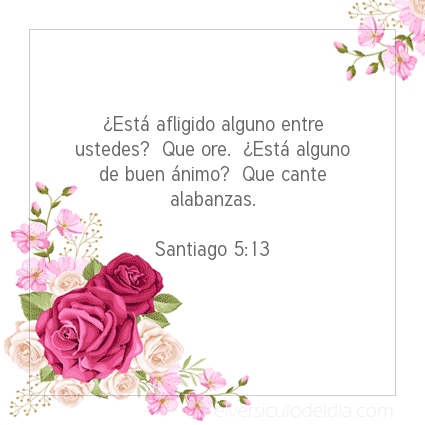 Imagen El versiculo del dia Santiago 5:13