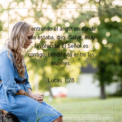 Imagen El versiculo del dia Lucas 1:28