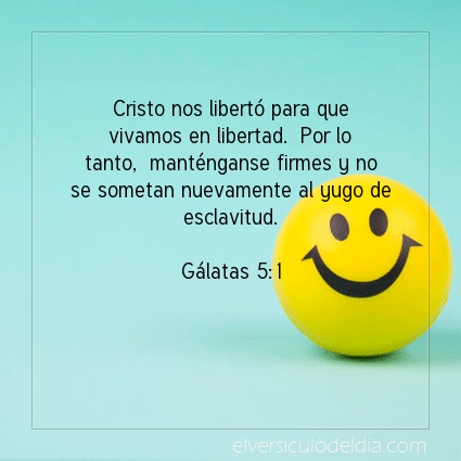 Imagen El versiculo del dia Gálatas 5:1