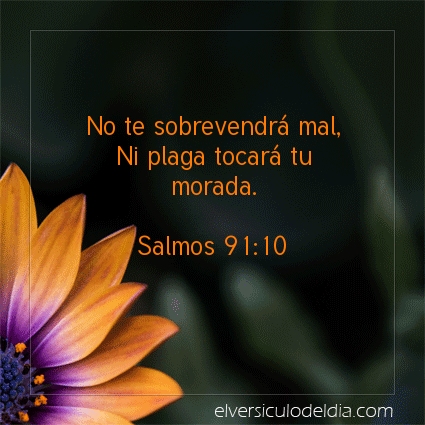 Imagen El versiculo del dia Salmos 91:10