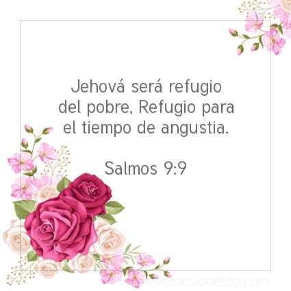 Imagen El versiculo del dia Salmos 9:9