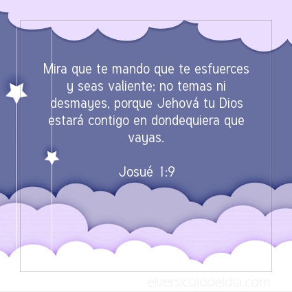 Imagen El versiculo del dia Josué 1:9