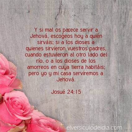 Imagen El versiculo del dia Josué 24:15