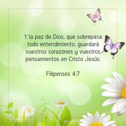 Imagen El versiculo del dia Filipenses 4:7