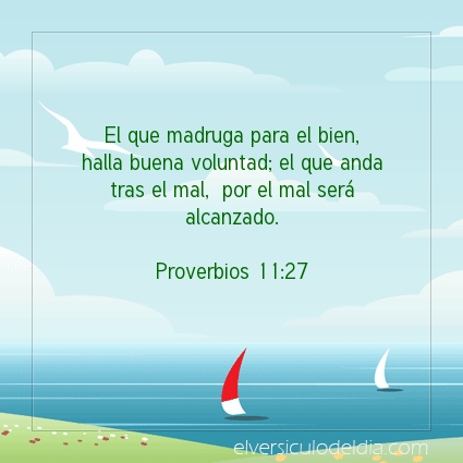 Imagen El versiculo del dia Proverbios 11:27