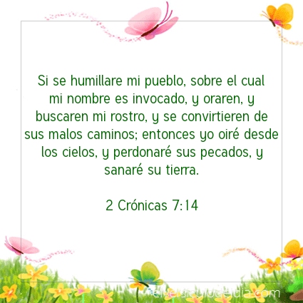 Imagen El versiculo del dia 2 Crónicas 7:14