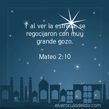 Imagen El versiculo del dia Mateo 2:10