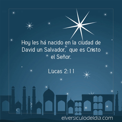 Imagen El versiculo del dia Lucas 2:11