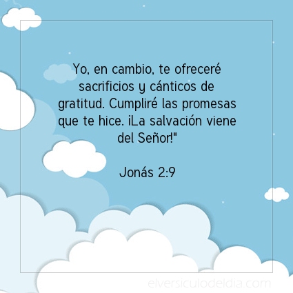 Imagen El versiculo del dia Jonás 2:9
