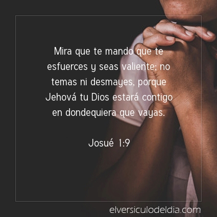 Imagen El versiculo del dia Josué 1:9