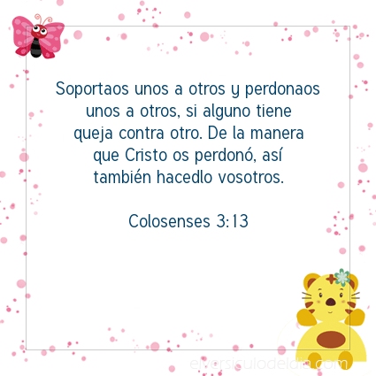 Imagen El versiculo del dia Colosenses 3:13