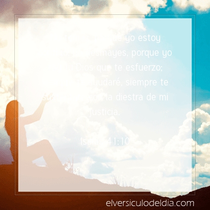 Imagen El versiculo del dia Isaías 41:10