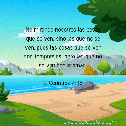 Imagen El versiculo del dia 2 Corintios 4:18