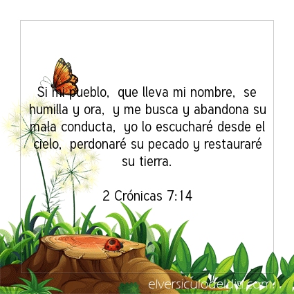 Imagen El versiculo del dia 2 Crónicas 7:14