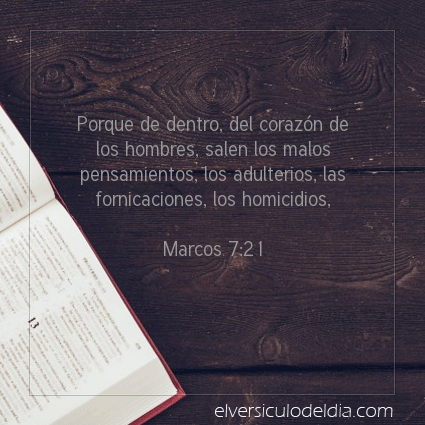 Imagen El versiculo del dia Marcos 7:21