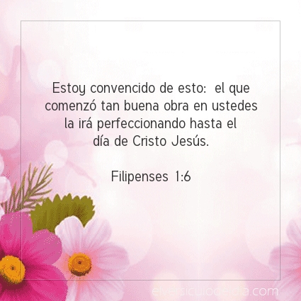 Imagen El versiculo del dia Filipenses 1:6