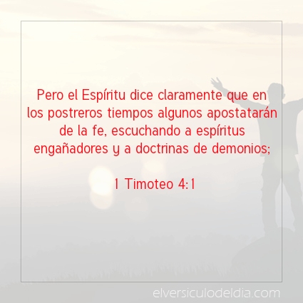 Imagen El versiculo del dia 1 Timoteo 4:1