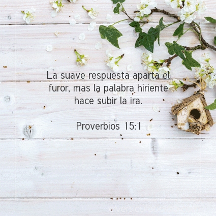 Imagen El versiculo del dia Proverbios 15:1