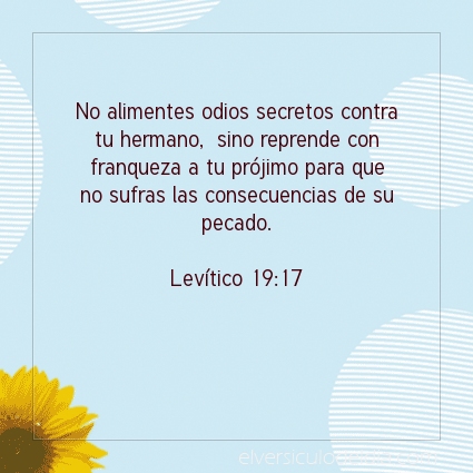 Imagen El versiculo del dia Levítico 19:17