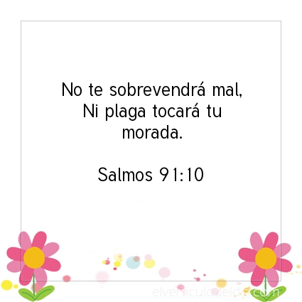 Imagen El versiculo del dia Salmos 91:10