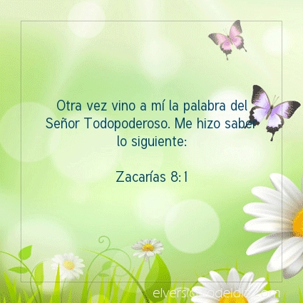 Imagen El versiculo del dia Zacarías 8:1