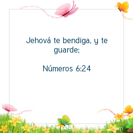 Imagen El versiculo del dia Números 6:24