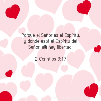 Imagen El versiculo del dia 2 Corintios 3:17
