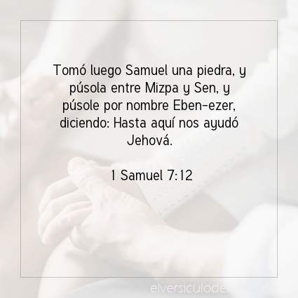 Imagen El versiculo del dia 1 Samuel 7:12