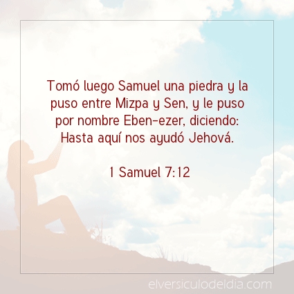 Imagen El versiculo del dia 1 Samuel 7:12