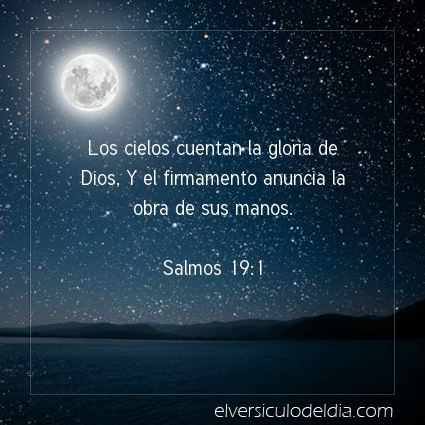 Imagen El versiculo del dia Salmos 19:1