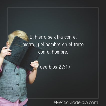 Imagen El versiculo del dia Proverbios 27:17