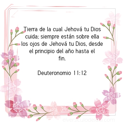 Imagen El versiculo del dia Deuteronomio 11:12