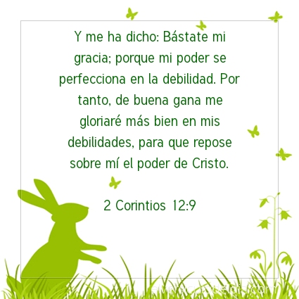 Imagen El versiculo del dia 2 Corintios 12:9