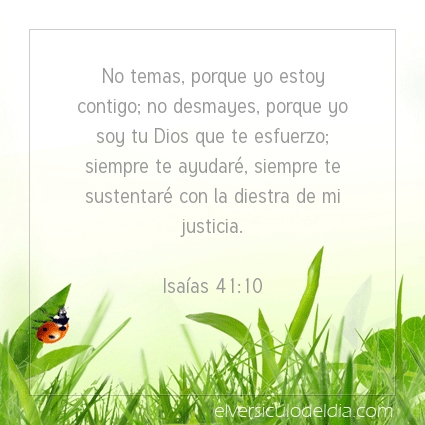Imagen El versiculo del dia Isaías 41:10