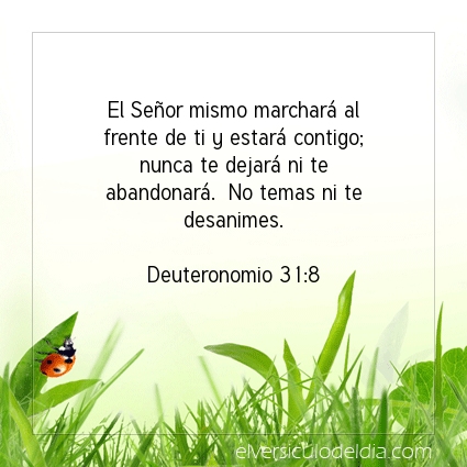 Imagen El versiculo del dia Deuteronomio 31:8