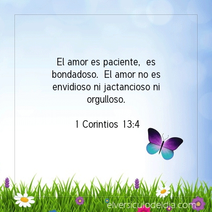 Imagen El versiculo del dia 1 Corintios 13:4