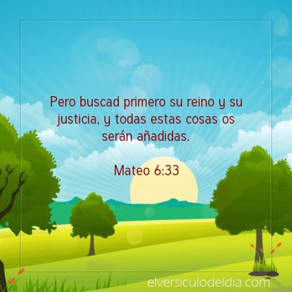 Imagen El versiculo del dia Mateo 6:33