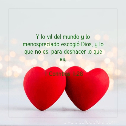 Imagen El versiculo del dia 1 Corintios 1:28
