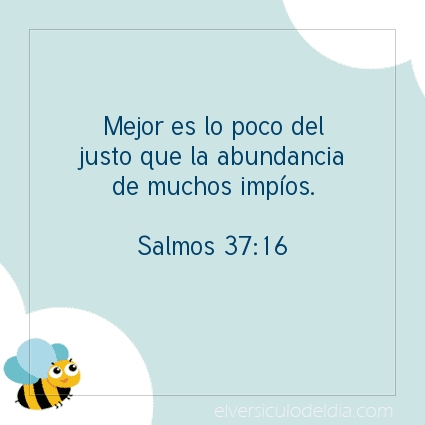 Imagen El versiculo del dia Salmos 37:16