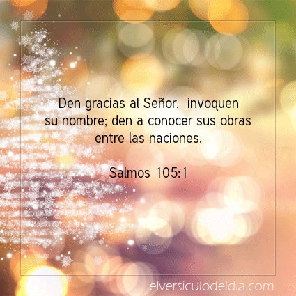 Imagen El versiculo del dia Salmos 105:1