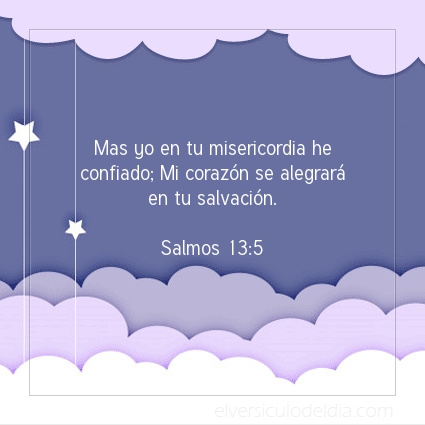 Imagen El versiculo del dia Salmos 13:5