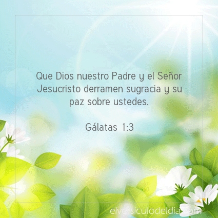 Imagen El versiculo del dia Gálatas 1:3