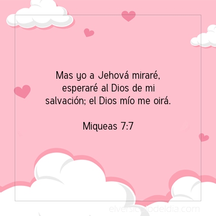 Imagen El versiculo del dia Miqueas 7:7