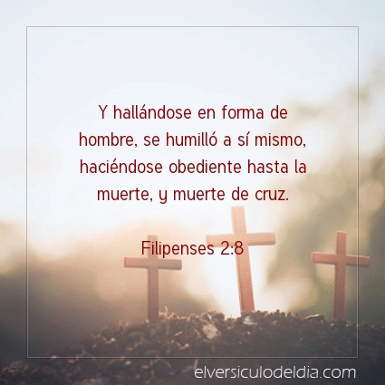 Imagen El versiculo del dia Filipenses 2:8